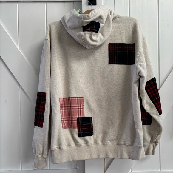 Teddy Fresh Patchwork Hoodie Sweatshirt - Picture 4 of 5